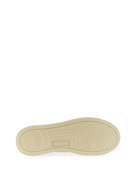 Autry White Sneakers Medalist Low Trainers for men