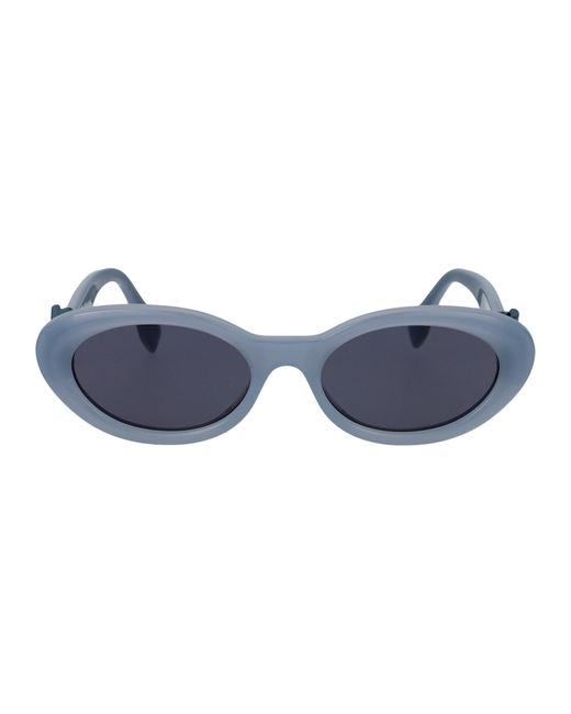 Fendi Blue Ff Diamonds Sunglasses