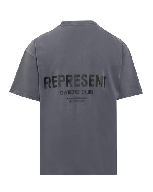 Represent Gray Owners Club T-Shirt for men