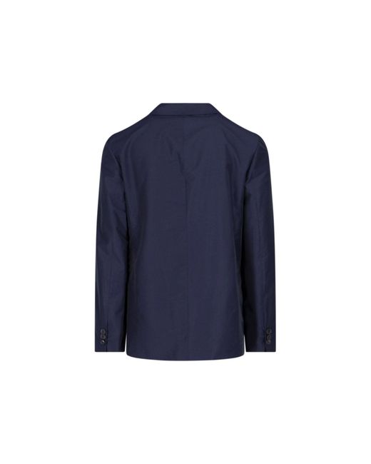 Loewe Blue Double-breasted Blazer for men