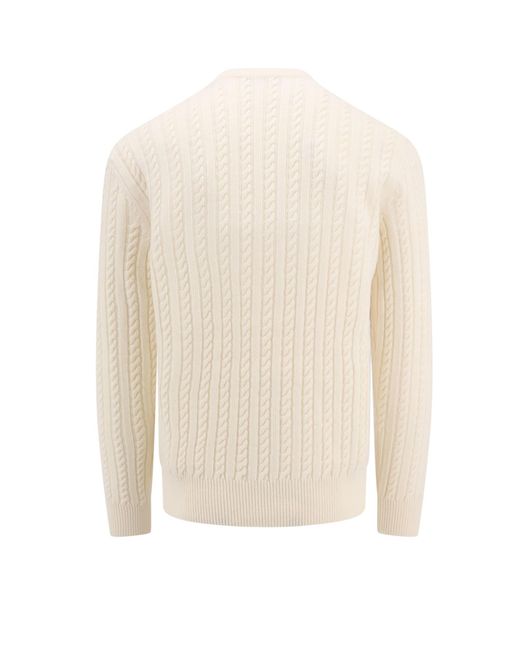 Dolce & Gabbana White Sweaters for men