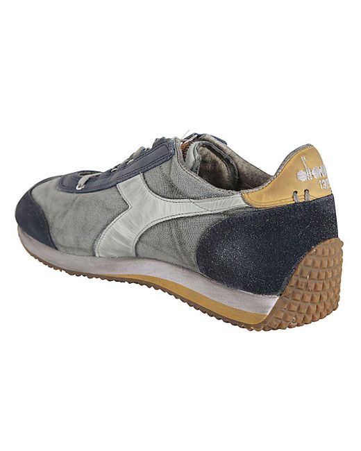 Diadora Blue Equipe H Dirty Stone Wash Evo Sneaker for men