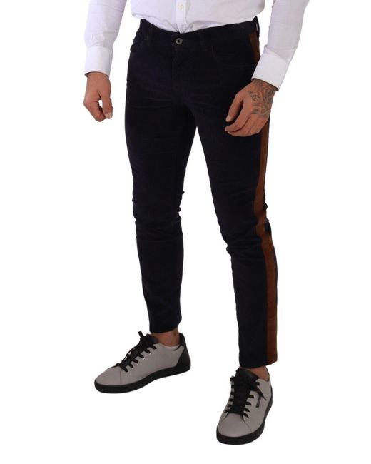 Dolce & Gabbana Blue Elegant Slim Fit For The Modern for men