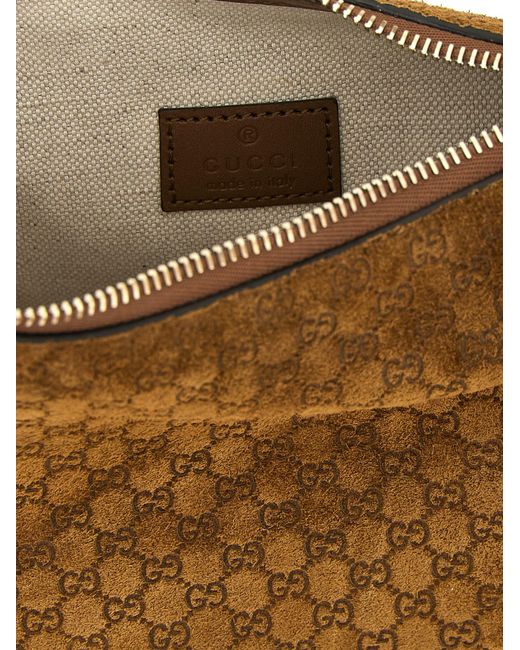Gucci Brown Calfskin Shoulder Bag