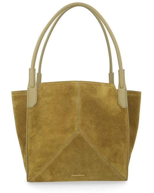 Victoria Beckham Green Victoria Small Bag Leather Handbags