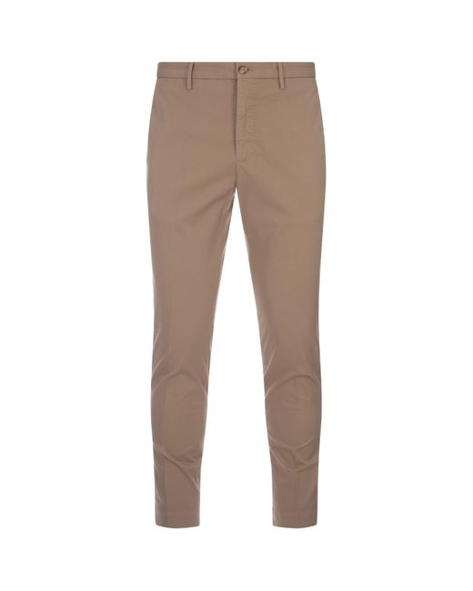 Incotex Natural Tight Fit Trousers for men