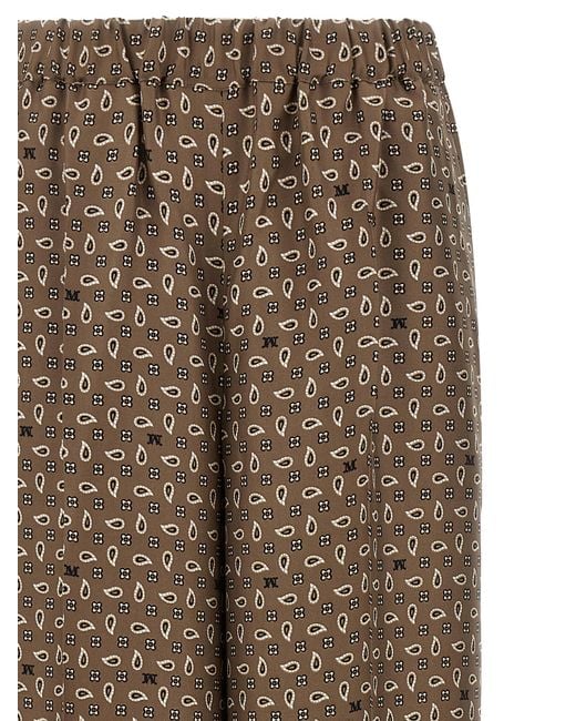 Max Mara Natural Mxmvischio Pants Silk