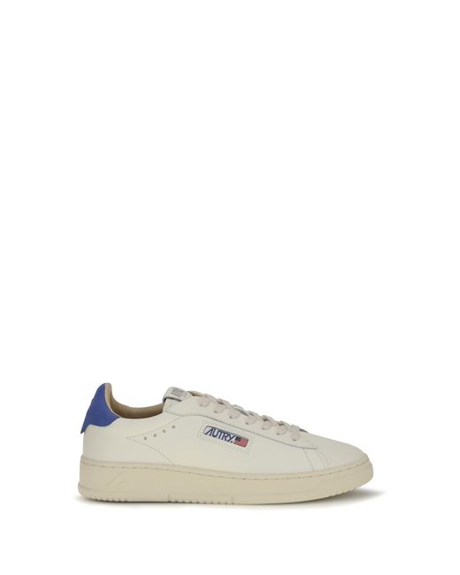 Autry White Dallas Low Sneakers for men