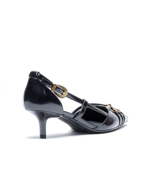 Pinko Blue With Heel Leather