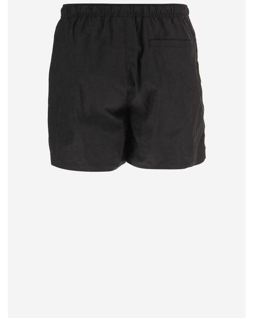 Autry Black Nylon Shorts for men