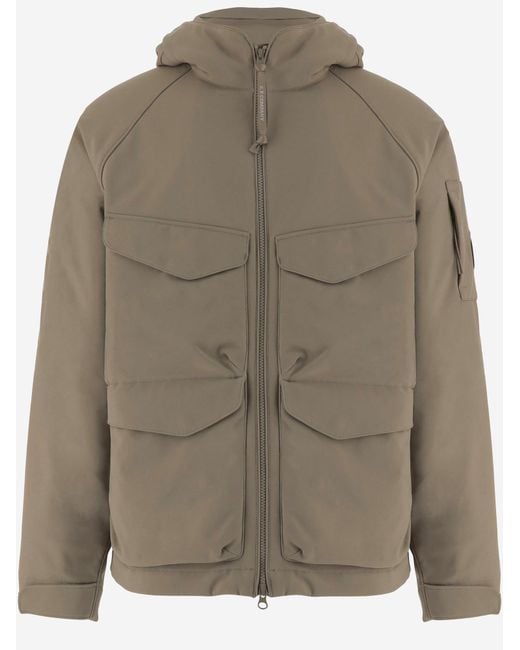 C P Company Green Stretch Nylon Jacket Polyester for men