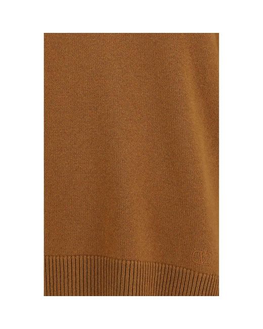 Valentino Garavani Brown Cashmere Sweater