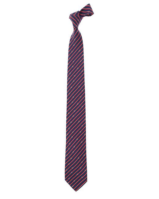 Ferragamo Purple Pre-Tied Tie With Motif for men
