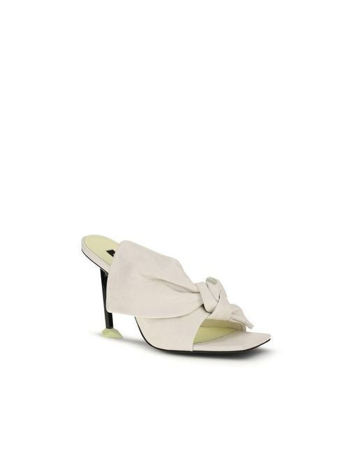 Givenchy White Lamb Ovis Aries Mules
