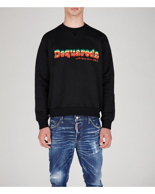 DSquared² Black Sweatshirt for men