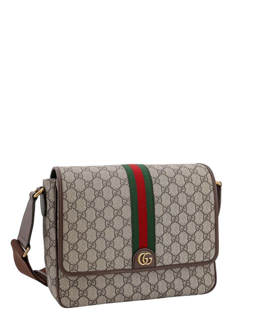 Gucci Gray Ophidia Shoulder Bag