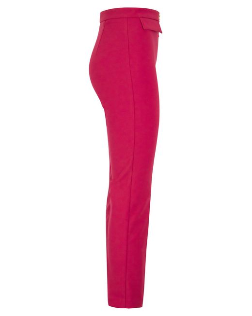 Elisabetta Franchi Red Trousers