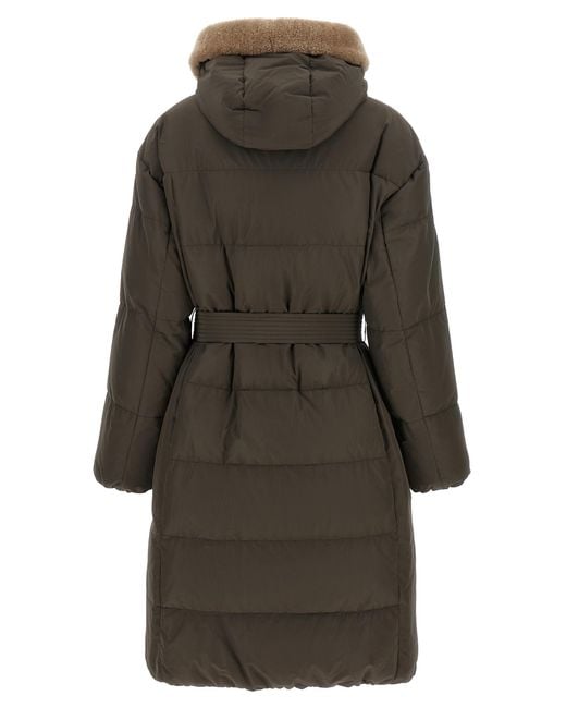 Brunello Cucinelli Gray Cotton Coat Clothing