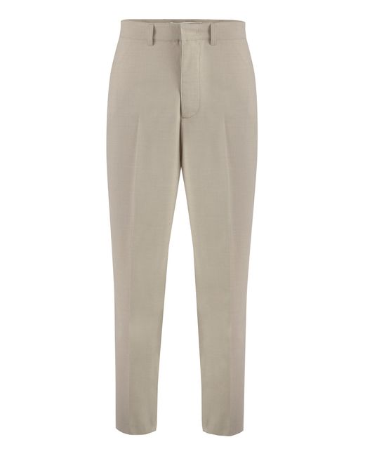 Department 5 Natural E-Motion Wool-Blend Trousers Chinos for men