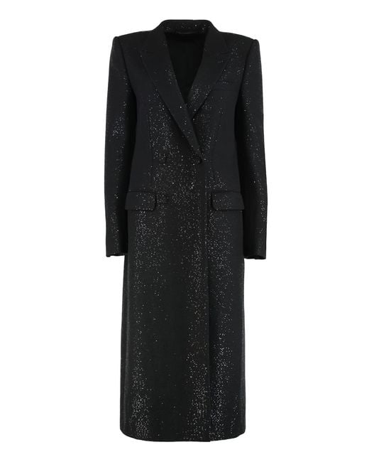 Tom Ford Women's Black Double-Breasted Coat
