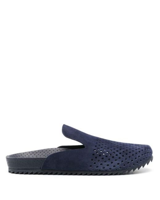 Pedro Garcia Blue Casual Suede Slippers