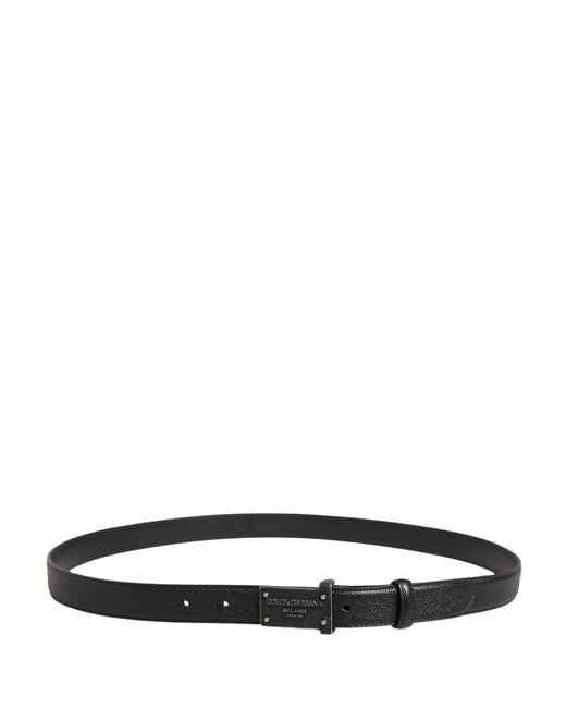 Dolce & Gabbana Black Belts