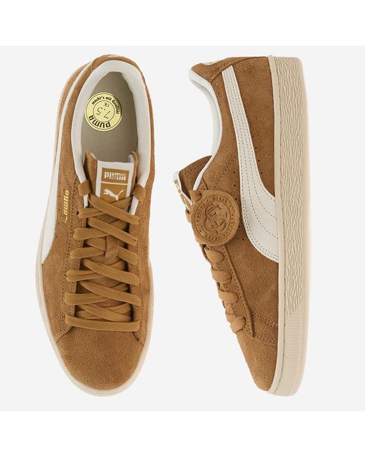 PUMA Brown Sneakers Charles Suede Trainers