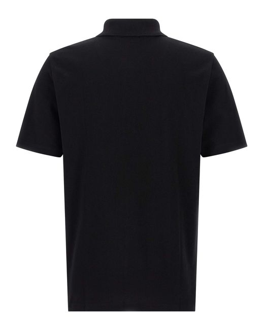 Balmain Black Polo With Logo for men