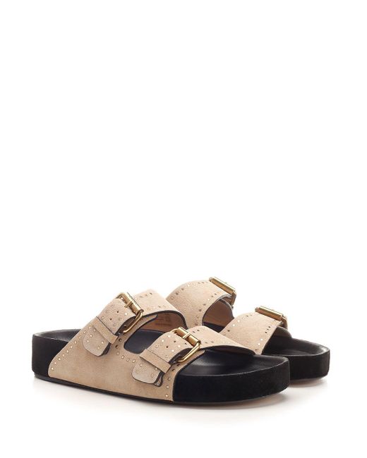 Isabel Marant White Lennyo Sandals