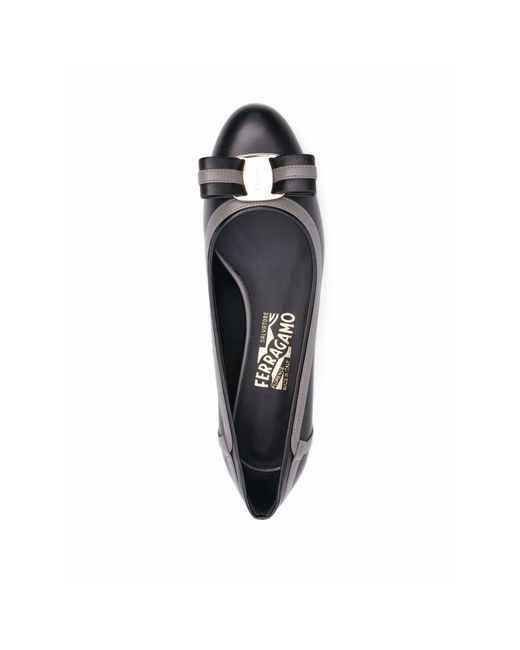 Ferragamo Black Ferragamo Ornament Pump