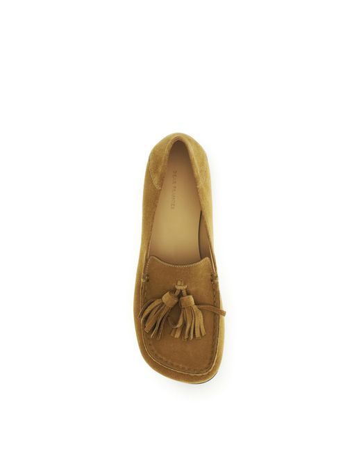 Dear Frances Metallic Loafers Drew Calf Leather