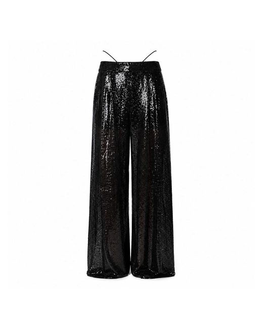 Amazuìn Black Straight-Leg Trousers