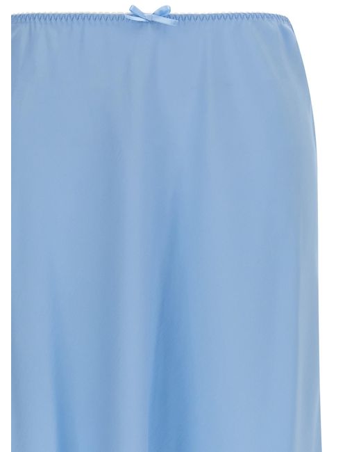 Moschino Blue Lace Skirt