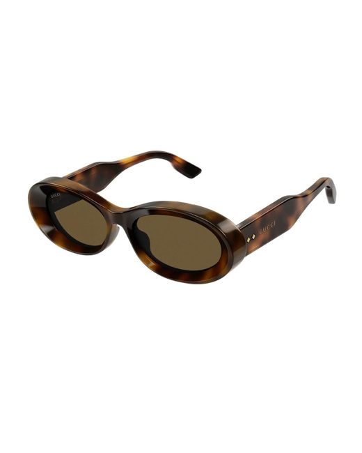 Gucci Brown GG1527S Linea Rivets Sunglasses