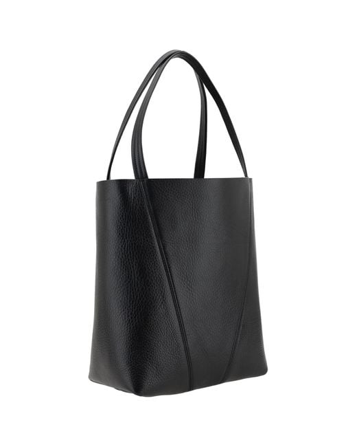 Chloé Black Shoulder Bag Spin Calf Leather