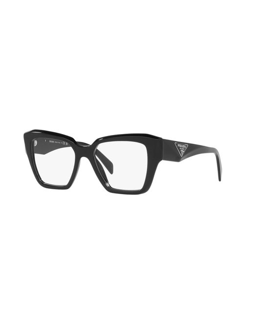 Prada Black Square Frame Glasses