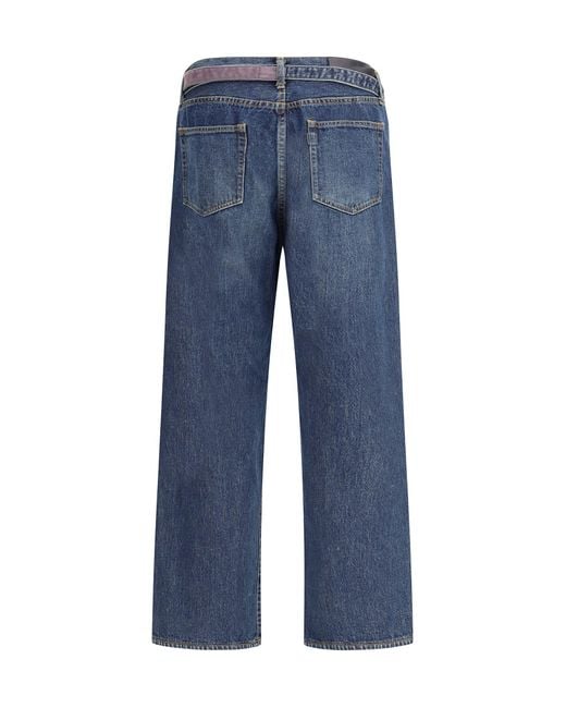 Sacai Blue Denim Pants for men