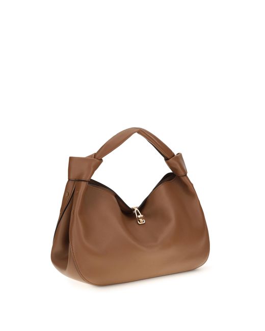 Gabriela Hearst Brown Shoulder Bag Antonia