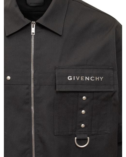 Givenchy Black Hardware Shirt for men