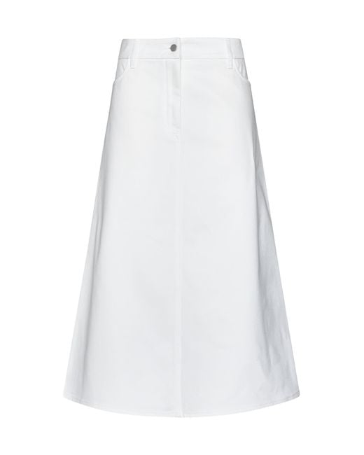 Studio Nicholson White Skirt