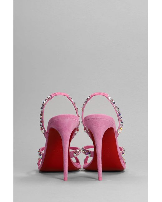 Louboutin hotsell pearl sandals