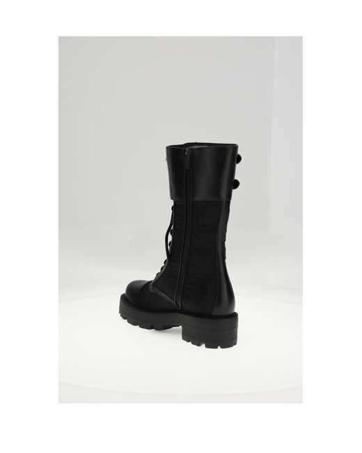 Dior White Boots D-Trap Low 4.5Cm