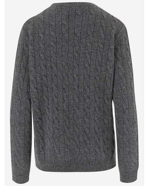 Valentino Gray Wool Sweater