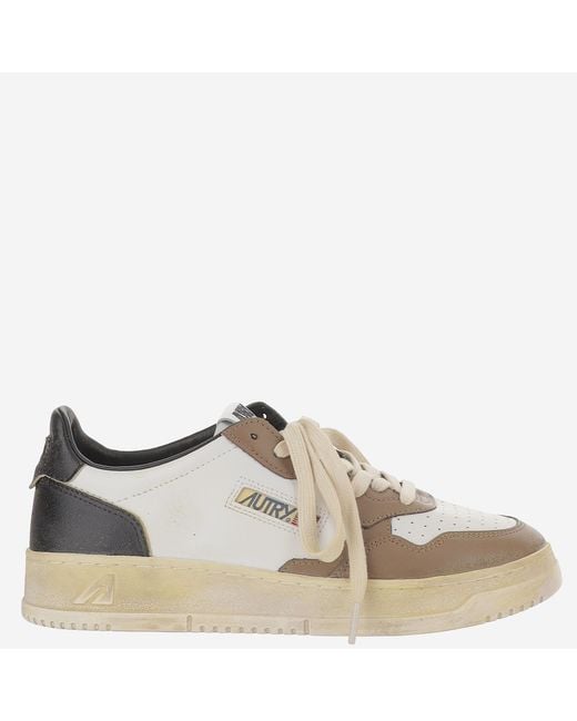 Autry Multicolor Leather Sneakers Trainers for men