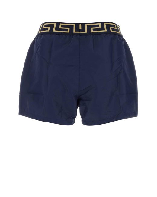 Versace Blue Polyester Swimming Shorts for men