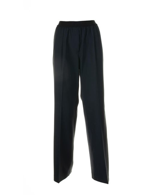 Seventy Black High-Waisted Trousers