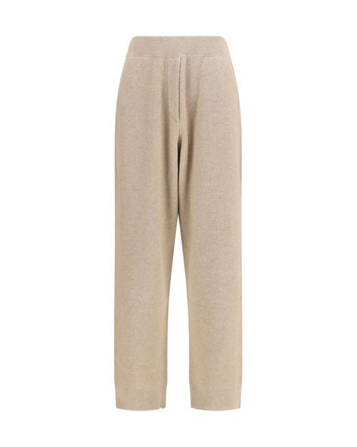 Brunello Cucinelli Natural Cashmere Pants Kashmir/Capra Hircus