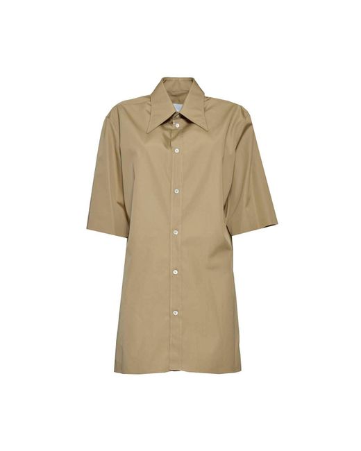 Maison Margiela Natural Short-sleeved Shirt for men