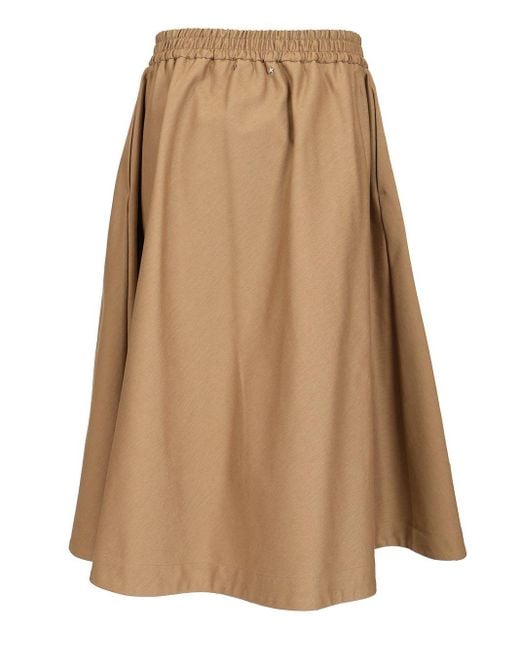 Golden Goose Deluxe Brand Natural Midi Circle Skirt Skirts