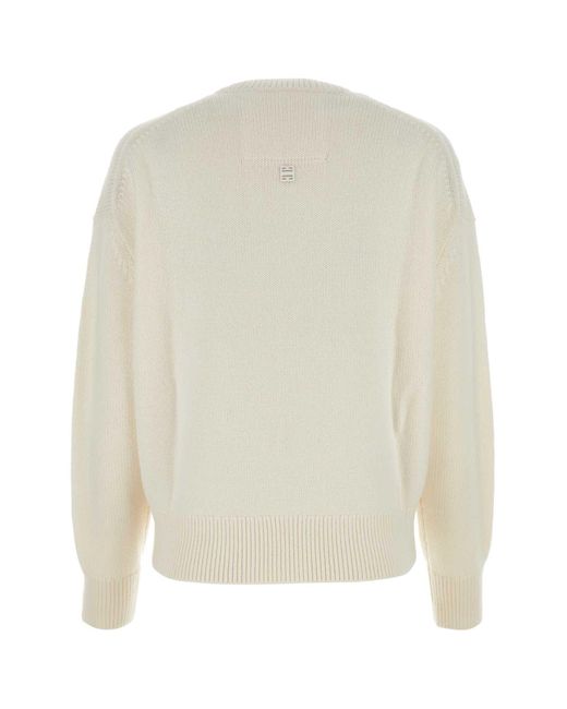 Givenchy White Knitwear
